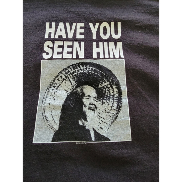 Powell Peralta 2015 Black Animal Chin “Have You Seen Him” Skate Tee/T-Shirt 2XL - Picture 1 of 8